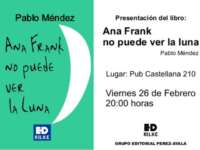 Ana Frank no puede ver la luna – Pablo Méndez